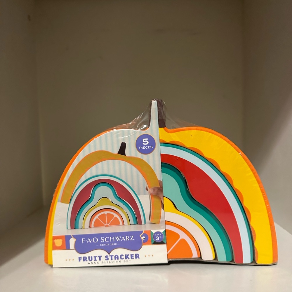 FAO Schwarz Fruit Stacker Learning Toy - Multicolor